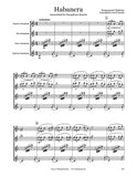 Chabrier Habanera Saxophone Quartet