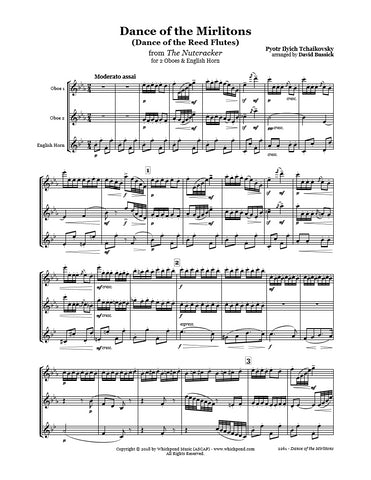 Nutcracker Dance of the Mirlitons Oboe/English Horn Trio
