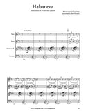 Chabrier Habanera Wind Quartet