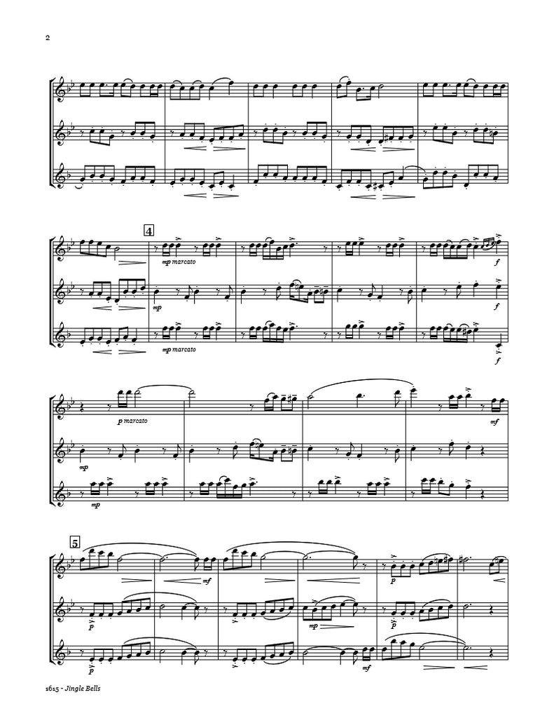 Jingle Bells Oboe/English Horn Trio Whichpond Music