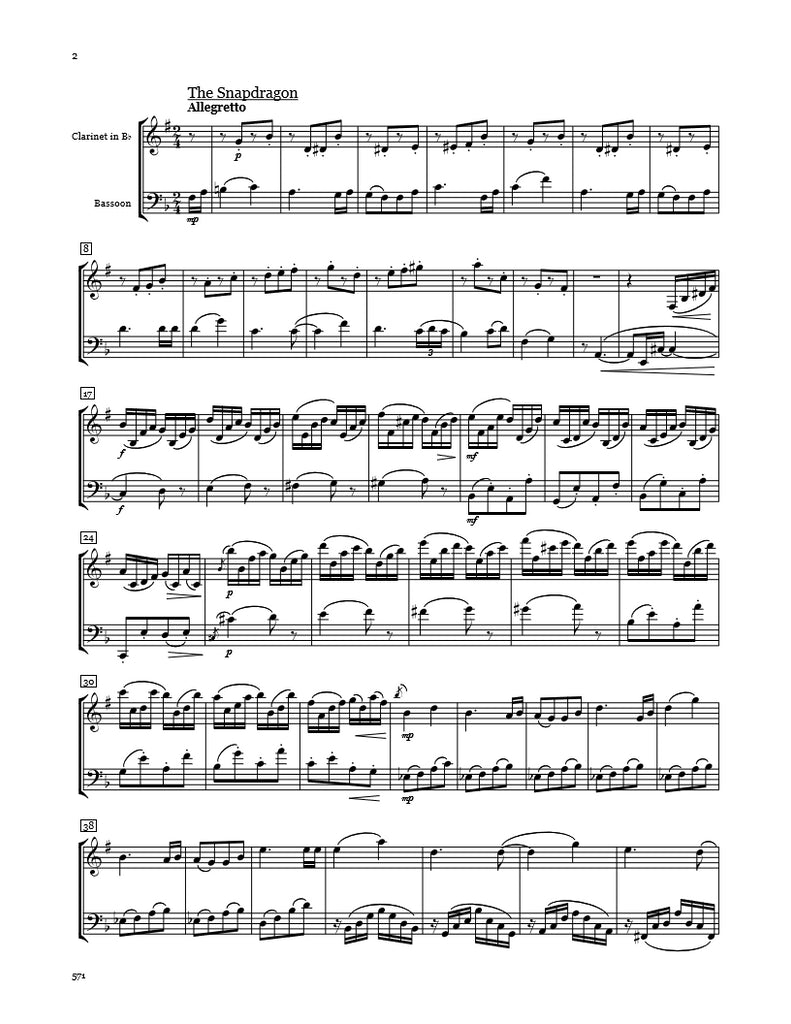 Sibelius 6 Pieces Duet Whichpond Music