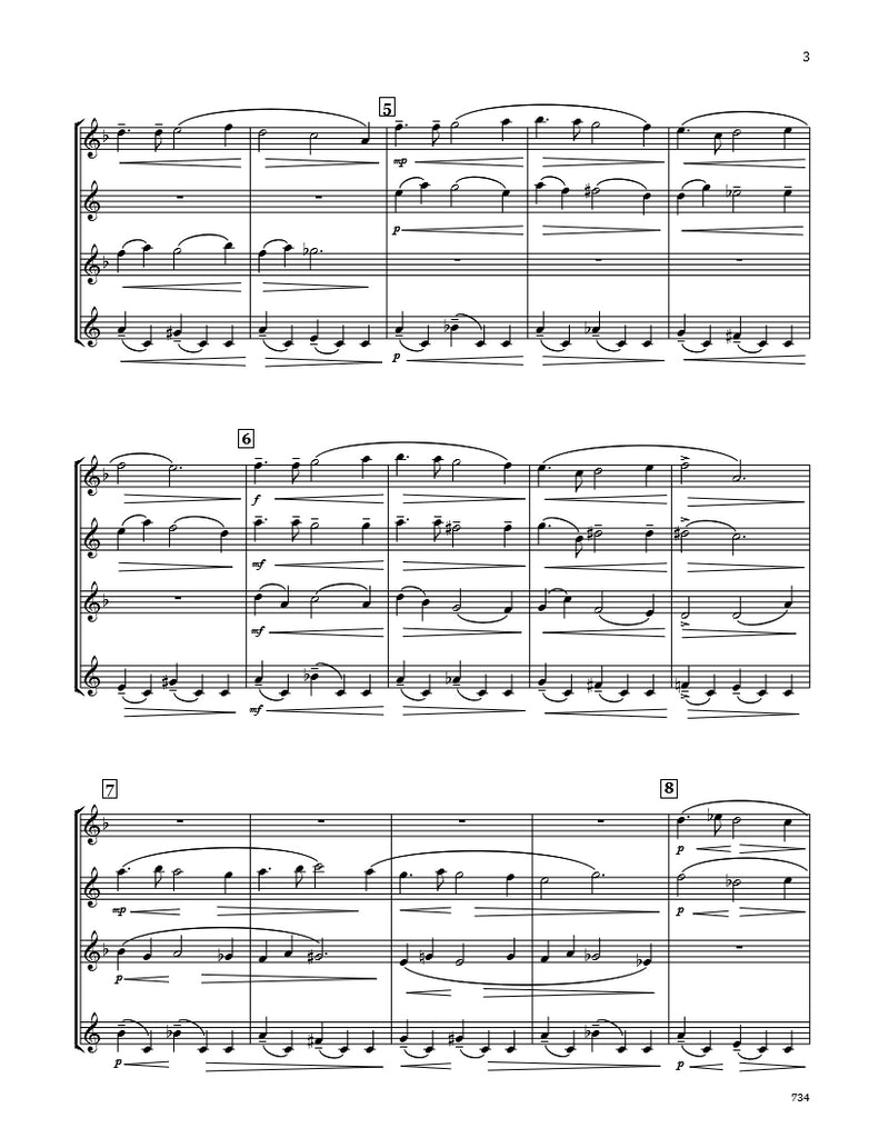 Mason Yankee Doodle Variations Saxophone Quartet Whichpond Music