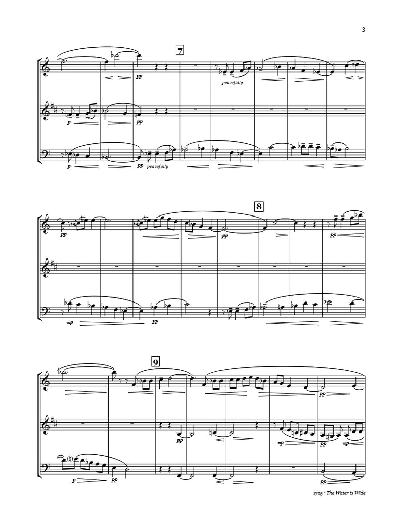 The Water Is Wide Trio Whichpond Music