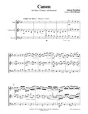 Pachelbel Canon Oboe/Clarinet/Bassoon Trio