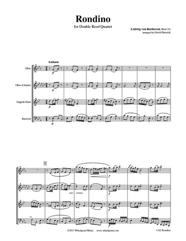 Beethoven Rondino Double Reed Quartet