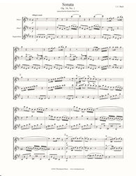 Bach Sonata Op. 16, No. 1 Oboe/English Horn Trio