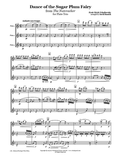 Nutcracker Sugar Plum Fairy Flute Trio