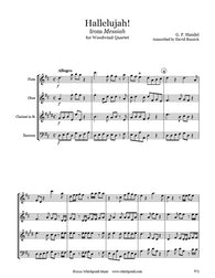Handel Hallelujah Wind Quartet