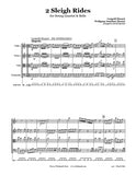 Mozart 2 Sleigh Rides String Quartet & Bells
