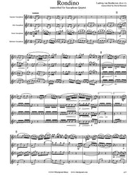 Beethoven Rondino Saxophone Quartet
