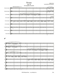 Fauré Pavane Saxophone Choir