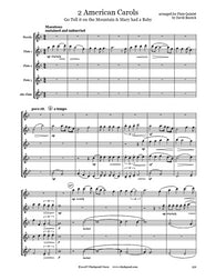 2 American Carols Flute Quintet