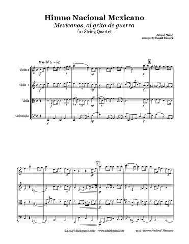 Himno Nacional Mexicano String Quartet