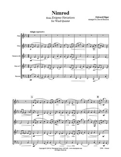 Elgar Nimrod Wind Quintet