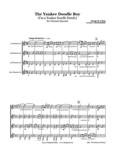 Cohan Yankee Doodle Boy Clarinet Quartet