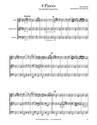 Sibelius 4 Pieces Oboe/English Horn/Bassoon Trio