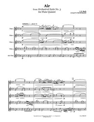 Bach Air Flute Quintet
