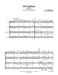 Sousa El Capitan March Wind Quartet