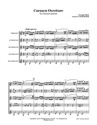 Bizet Carmen Overture Clarinet Quintet