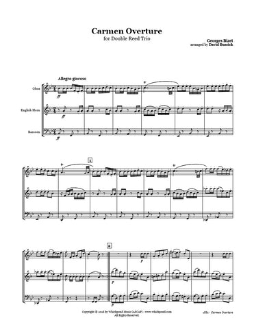 Bizet Carmen Overture Oboe/English Horn/Bassoon Trio
