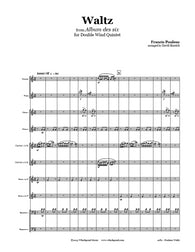 Poulenc Waltz Double Wind Quintet