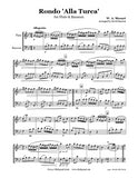 Mozart Turkish March Flute/Bassoon Duet