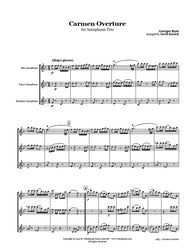 Bizet Carmen Overture Saxophone Trio