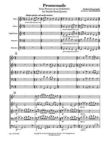 Mussorgsky Promenade Double Reed Quintet