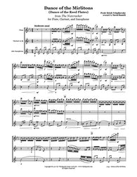 Nutcracker Dance of the Mirlitons Flute/Clarinet/Sax Trio