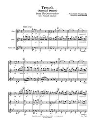 Nutcracker Russian Dance Flute/Clarinet Trio
