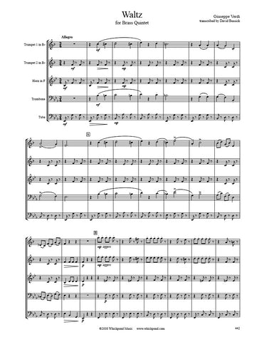 Verdi Waltz Brass Quintet