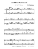 Mozart Eine Kleine Nachtmusik Flute/Bassoon Duet