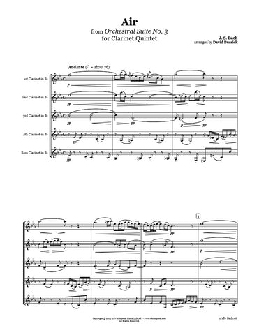 Bach Air Clarinet Quintet