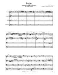 Handel/Beethoven Fugue String Quartet