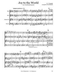 Handel Joy to the World Wind Quartet