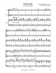 Chaminade Intermede Flute Duet & Piano