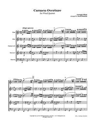 Bizet Carmen Overture Wind Quintet