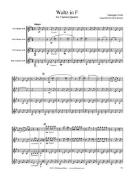 Verdi Waltz Clarinet Quartet