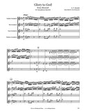 Handel Glory To God Saxophone Quartet