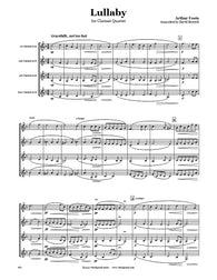 Foote Lullaby Clarinet Quartet
