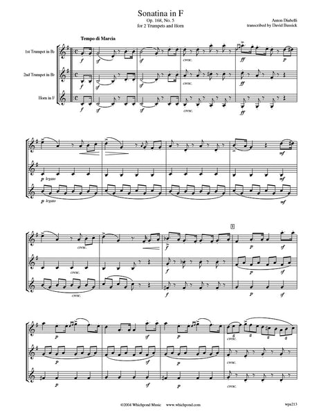 Diabelli Sonatina Trumpet/Horn Trio