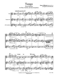 Albéniz Tango from Espana Flute/Clarinet/Sax Trio