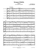 Sousa Semper Fidelis March Saxophone Quintet