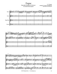 Handel/Beethoven Fugue Double Reed Quartet