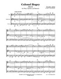 Alford Colonel Bogey March Flute/Clarinet/Bassoon Trio
