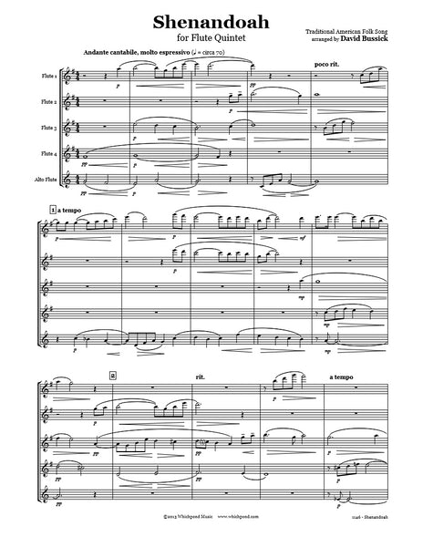 Shenandoah Flute Quintet