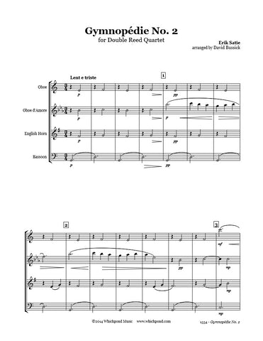 Satie Gymnopedie #2 Double Reed Quartet
