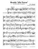 Mozart Turkish March Flute/Saxophone Duet