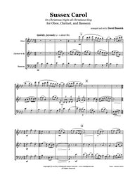Sussex Carol Oboe/Clarinet/Bassoon Trio