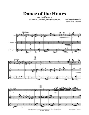 Ponchielli Dance of the Hours Flute/Clarinet/Sax Trio